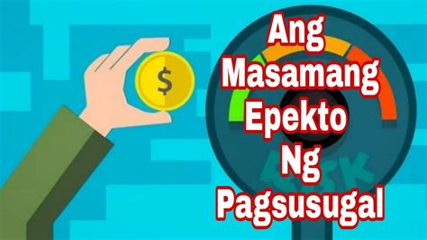 ano ang masamang epekto ng pagsusugal|Masamang epekto ng sugal sa buhay ng mga Pinoy .
